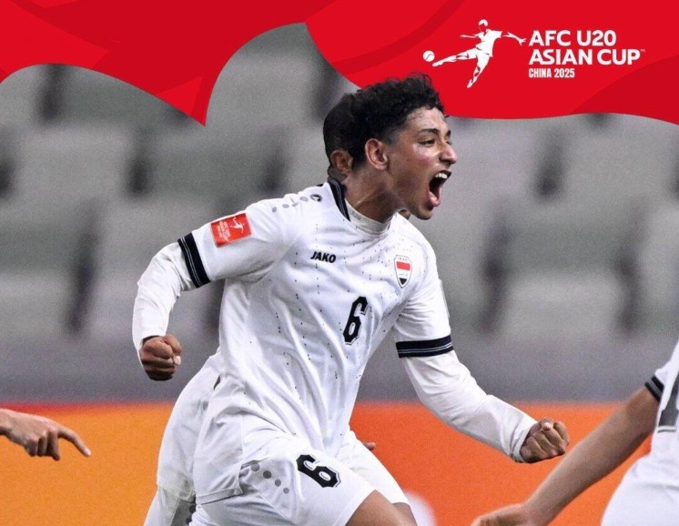  U20亞洲杯-雙方各領(lǐng)一紅牌，伊拉克1-0力克沙特升至B組榜首