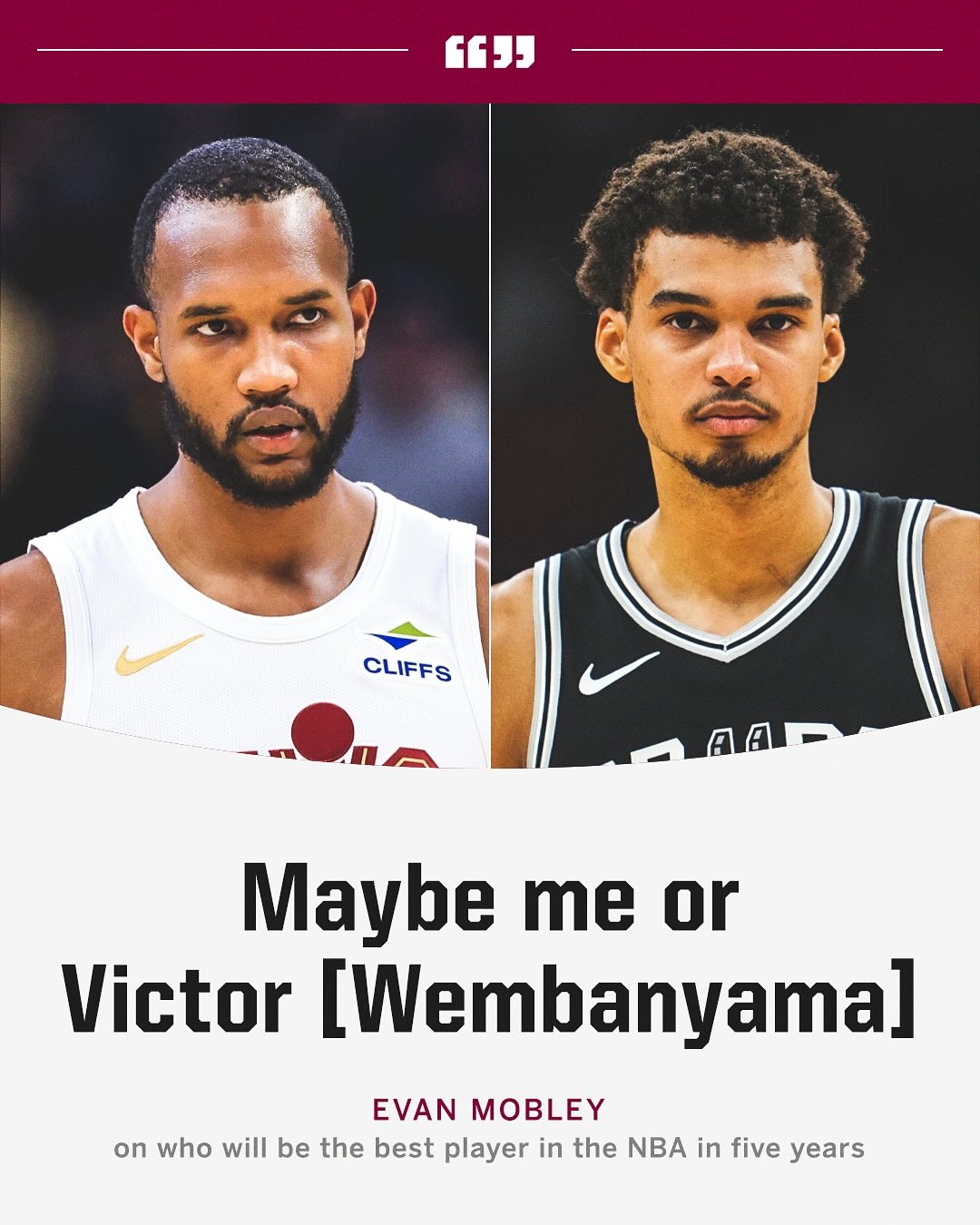  未來5年NBA最好的球員會是誰？莫布里：可能是我或者文班亞馬