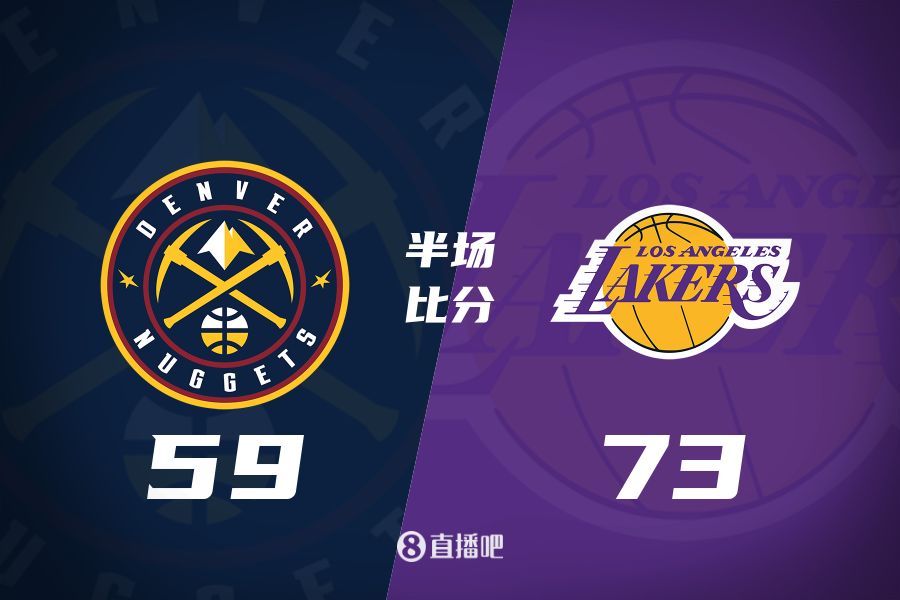  水銀瀉地的進(jìn)攻火力次節(jié)暫緩！東契奇25分 湖人半場領(lǐng)先掘金14分
